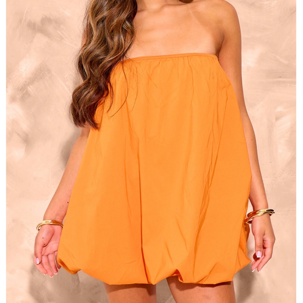 PrettyLittleThing halter ballon dress